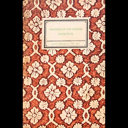 Sub.:6-On - Lote: 2458 -  Filosof�a. NIETZSCHE, F. 