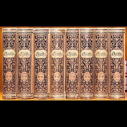 Sub.:6-On - Lote: 2112 -  Literatura. GOETHE, J.W. 