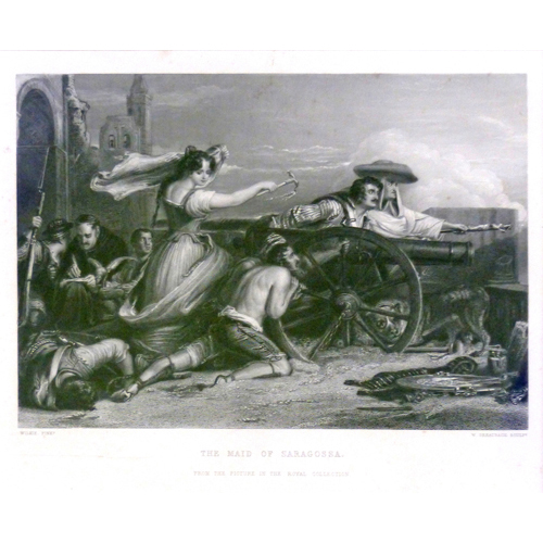 Sub.:6 - Lote: 92 - William GREATBACH, (1802 1885). Zaragoza. Guerra de la independencia. Agustina de Aragn. The Maid of Saragossa.