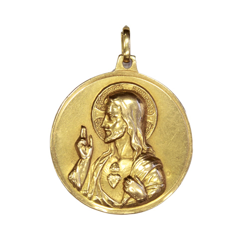 Sub.:6 - Lote: 1475 -  Medalla del Sagrado Corazn de Jess