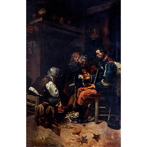 Sub.:7-On - Lote: 158 - COPIA DE JUAN ANTONIO BENLLIURE GIL (Valencia, 1859 - Madrid, 28 de junio de 1930) Por la patria