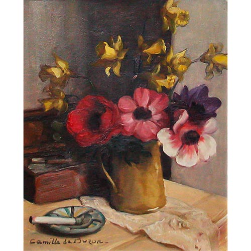 Sub.:7-On - Lote: 163 - CAMILLE DE BUZON (1885-1964) Florero