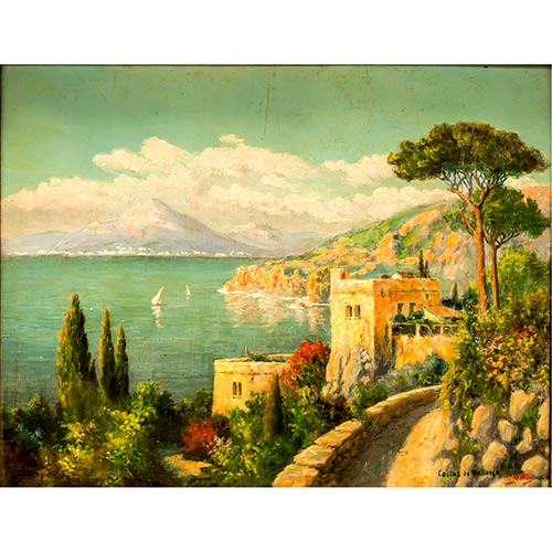 Sub.:7-On - Lote: 73 - ESCUELA ESPA�OLA, S.XX Costas de Mallorca