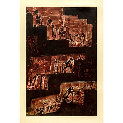 Sub.:7-On - Lote: 97 - JUAN VAQUERO FOZ (1927 - 2007) Abstracto