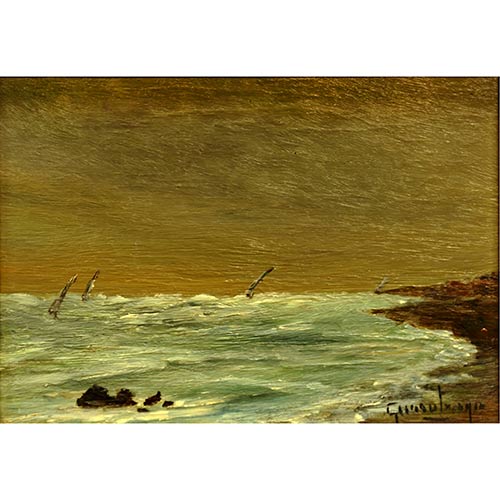 Sub.:7-On - Lote: 129 - RAM�N GURRUCHAGA (San Sebasti�n, 1958) Playa y monta�a