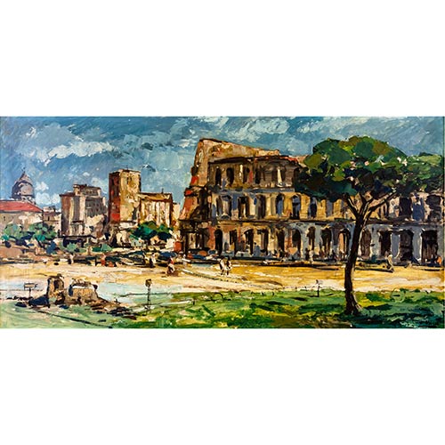 Sub.:7-On - Lote: 72 - VIRGILIO ALBIAC BIELSA (Fabara, 1912 - Zaragoza, 2011) Vista de 