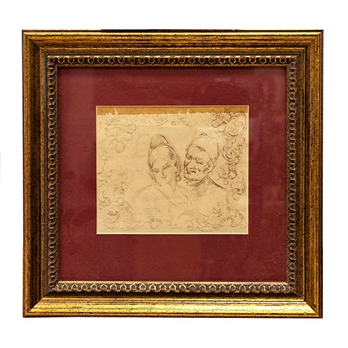 Sub.:7-On - Lote: 3 -  Dibujo personajes valencianos o aragoneses