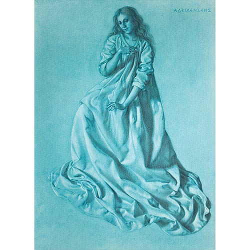 Sub.:7-On - Lote: 8 - JUAN ADRIANSENS (La Habana, Cuba, 1936) Mujer