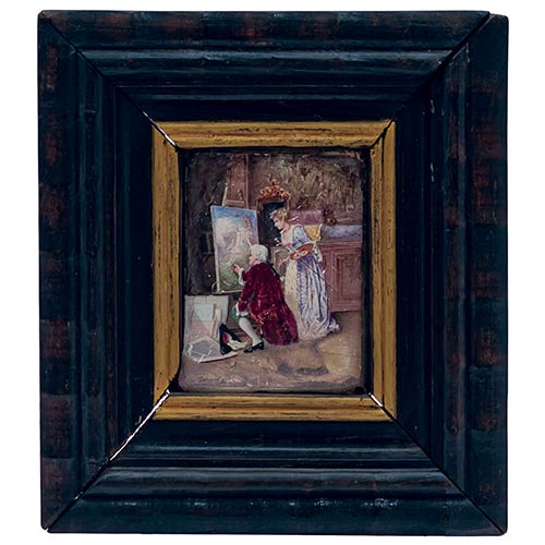 Sub.:7-On - Lote: 150 -  La lecci�n de pintura