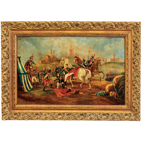 Sub.:7-On - Lote: 169 - ESCUELA ESPA�OLA, S.XIX La rendici�n