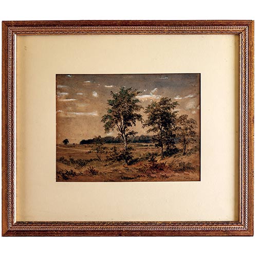 Sub.:7-On - Lote: 58 - JOS� VILAR TORRES (Valencia, 1828-1904) Paisaje con �rboles