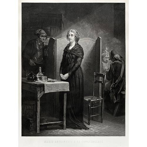 Sub.:7-On - Lote: 26 -  Marie Antoinette a la Conciergerie y Marie Antoinette � Trianon