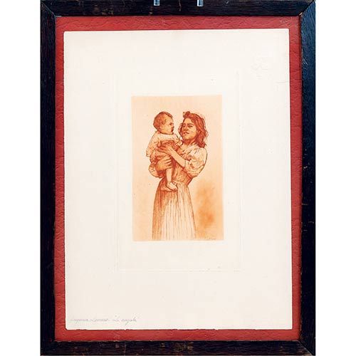 Sub.:7-On - Lote: 19 - EUGENIO DE LEMUS Y OLMO (Torrelavega, Cantabria 1843-post. 1911) LA ZAGALA. La Estampa.