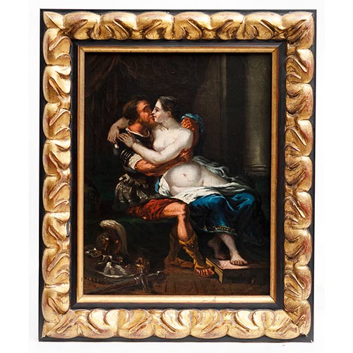 Sub.:7-On - Lote: 159 - ESCUELA ESPA�OLA S. XIX-XX Marte y Venus