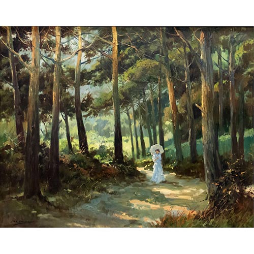 Sub.:7-On - Lote: 85 -  Dama en el bosque