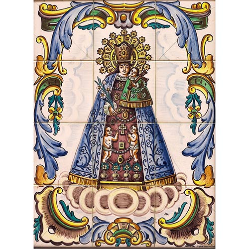 Sub.:7-On - Lote: 339 -  Virgen con el ni�o.