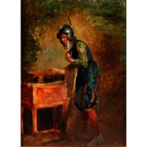 Sub.:7-On - Lote: 168 - ESCUELA ESPA�OLA S. XIX Arcabucero