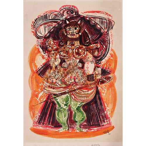 Sub.:7-On - Lote: 96 - LORENZO GO�I (Ja�n, 1911 - Lausana, Suiza,1992) Figura