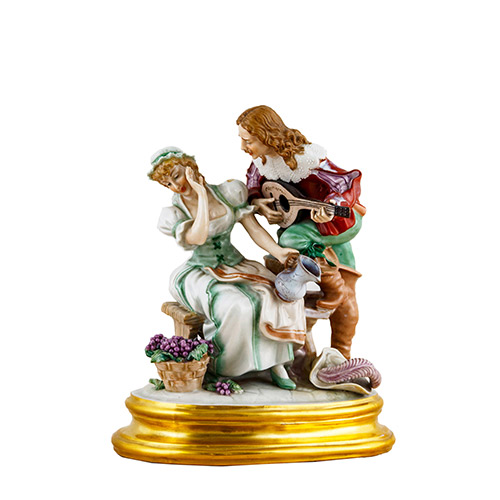 Sub.:7 - Lote: 1299 -  Escena galante