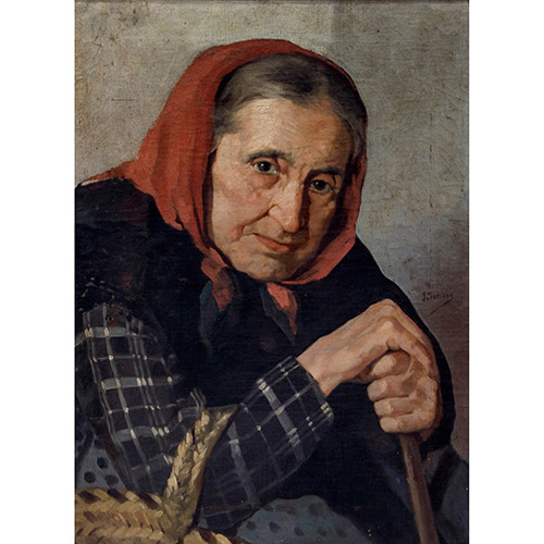Sub.:7 - Lote: 58 -  Retrato de anciana