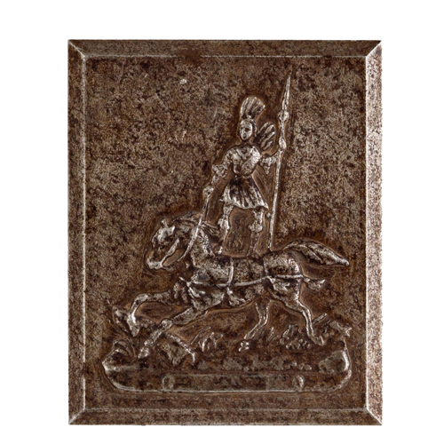 Sub.:8 - Lote: 3281 -  Pisapapeles en plomo con indio a caballo.