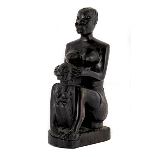 Sub.:8 - Lote: 1390 -  Mujer con ni�o