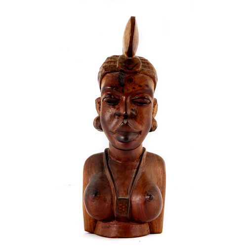 Sub.:8 - Lote: 1380 -  Busto de mujer con tocado