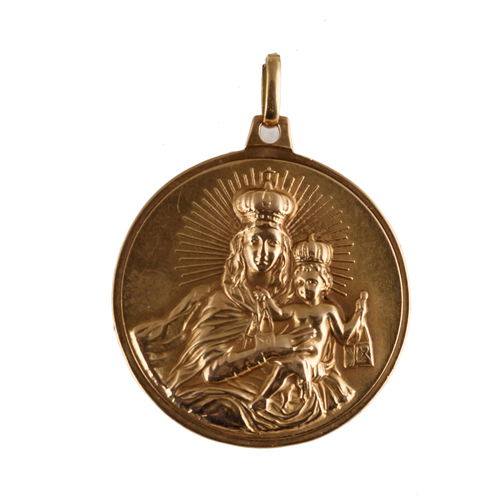 Sub.:8 - Lote: 1455 -  Medalla del Sagrado Coraz�n de Jes�s