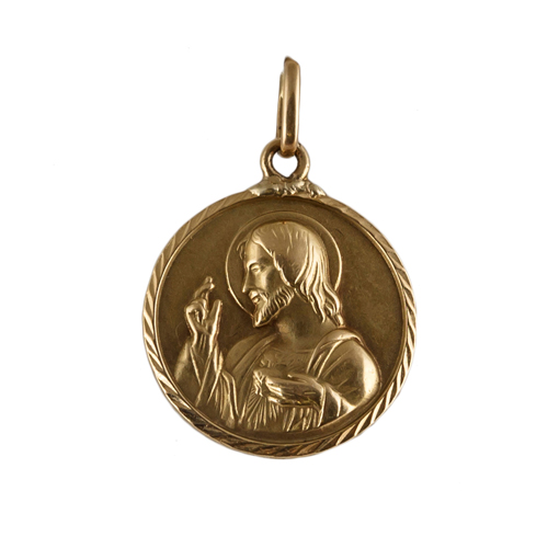 Sub.:8 - Lote: 1437 -  Medalla del Sagrado Coraz�n de Jes�s