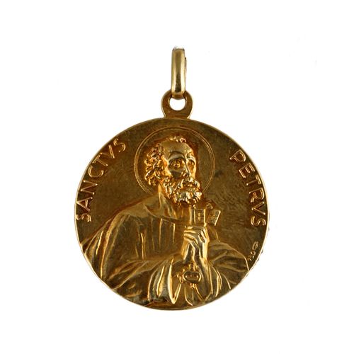 Sub.:8 - Lote: 1453 -  Medalla San Pedro y Papa