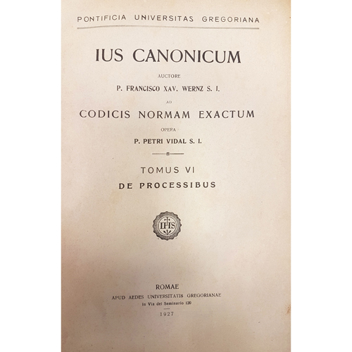 Sub.:8 - Lote: 2015 -  Derecho. WERNZ, F., 
