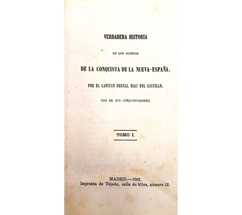 Sub.:8 - Lote: 2088 -  HISTORIA. D�az del Castillo, B., 