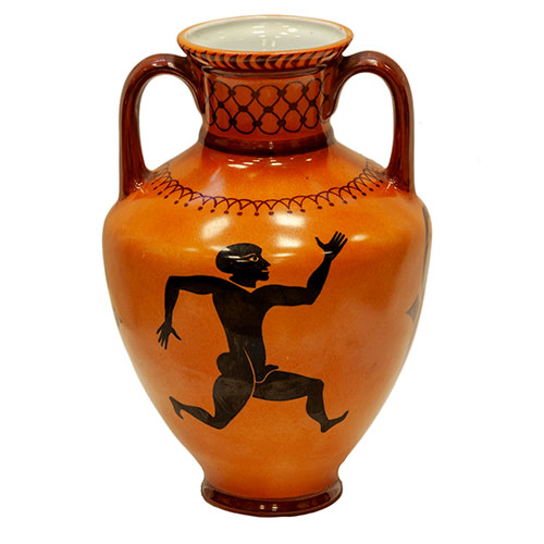 Sub.:9-On - Lote: 725 -  Jarrn estilo griego en porcelana. Marcado en la base.