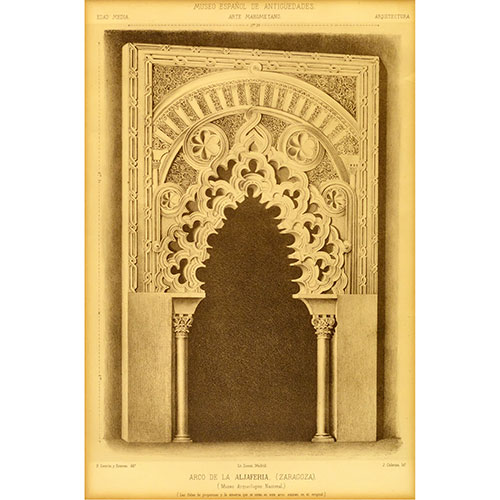 Sub.:9-On - Lote: 935 - JOS CEBRIN GARCA (Loja, Granada, 1839-1904) Arco polibulado de la Alfajera