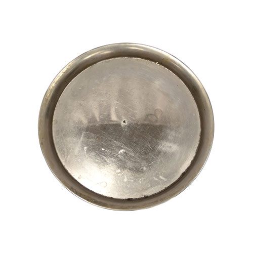 Sub.:9-On - Lote: 470 -  Bandeja circular en metal plateado.