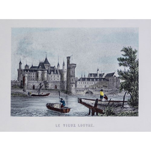 Sub.:9-On - Lote: 939 - ESCUELA FRANCESA S. XX Les Tuileries y Le vieux Louvre
