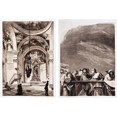 Sub.:9 - Lote: 51 - FRANCISCO DE GOYA Y LUCIENTES (Fuendetodos, Zaragoza, 1746 - Burdeos, Francia 1828) Frescos de Goya en San Antonio de la Florida